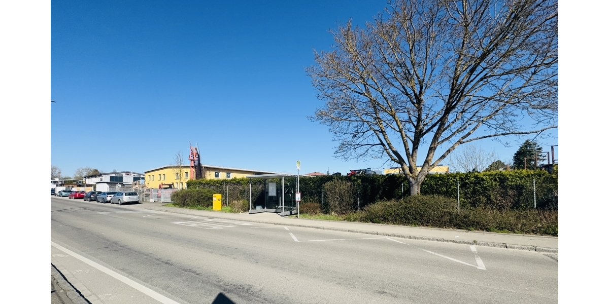 Blick Zufahrt Grundstück Bild 2