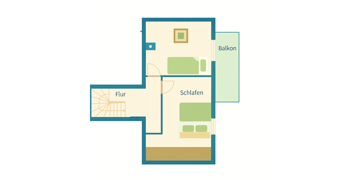 Grundriss 1. Obergeschoss