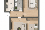 Attraktive 3-Zimmer-Kapitalanlage in zentraler Lage - Erdgeschoßwohnung Ulm Söflingen | Angebot:26904913