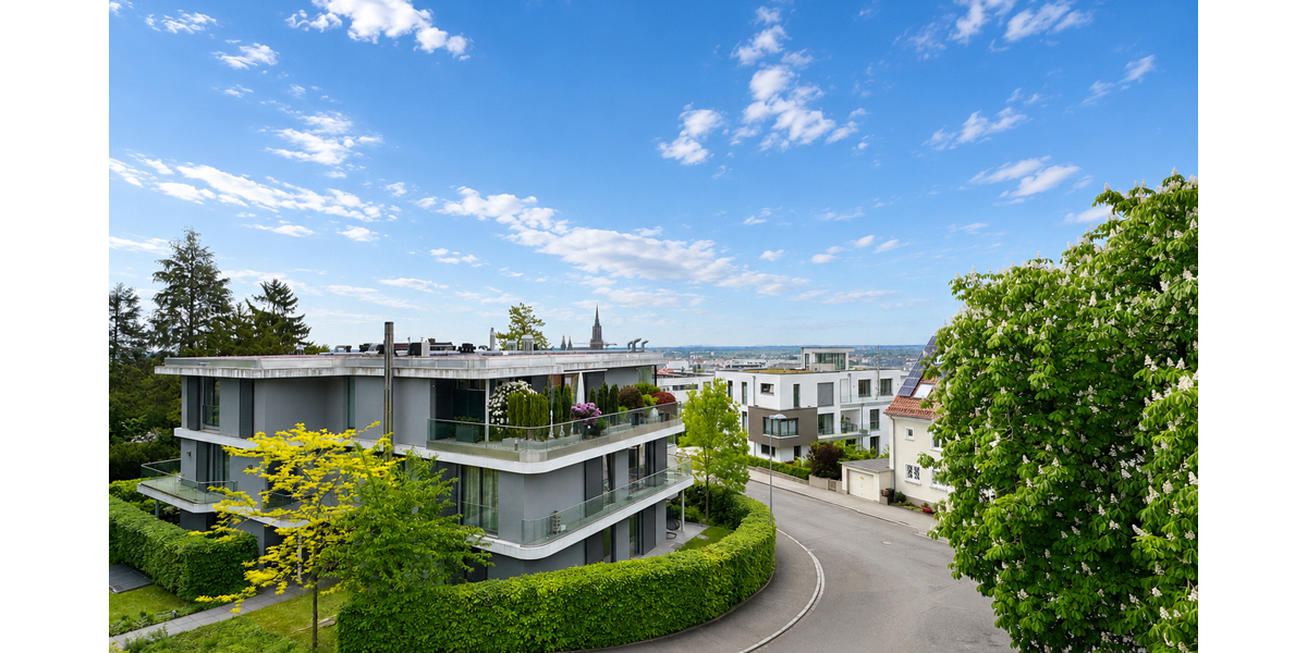 Ausblick Balkon